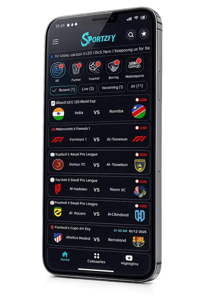 Why choose sportzfy on Android